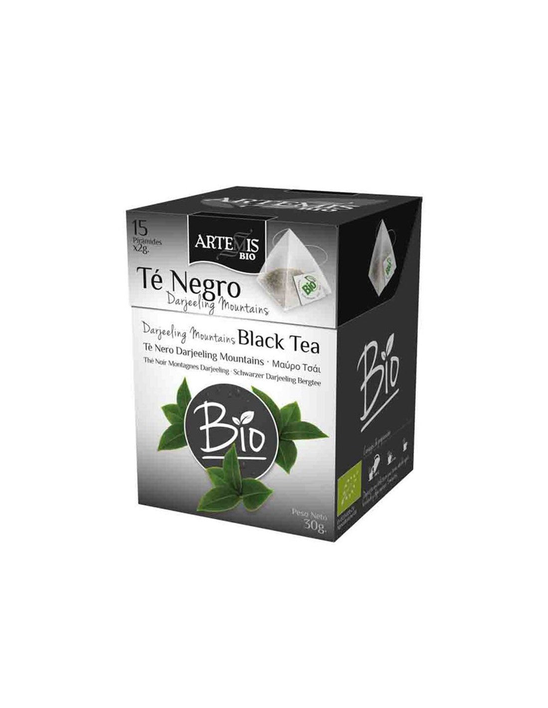Crni čaj Darjeeling Bio, 15 filter vrećica