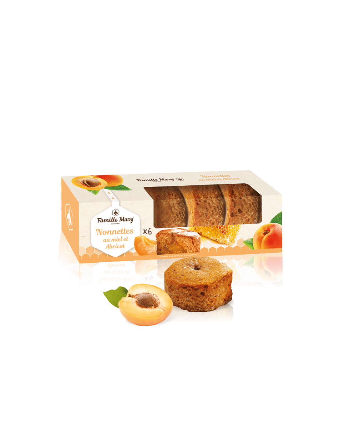 Nonette s organskim medom i kajsijom - Tradicionalni francuski slatkiš, 150 g