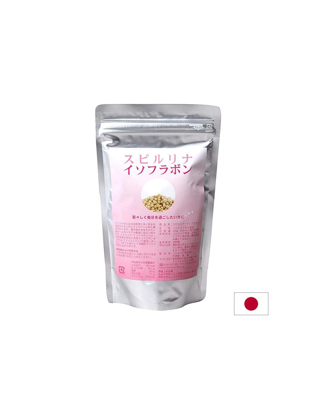 Japanska spirulina + izoflavoni – podrška zdravlju žena i hormonskoj ravnoteži, 1500 tableta