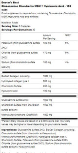 Glukozamin Chondroitin MSM | S hijaluronskom kiselinom - 150 kapsula