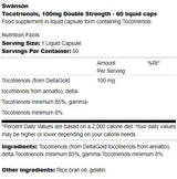 Tokotrienoli s dvostrukom snagom 100 mg 60 gel kapsule