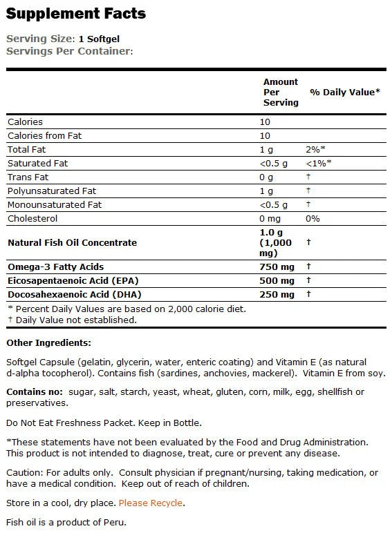 Ultra Omega 3 - 180 gel kapsula