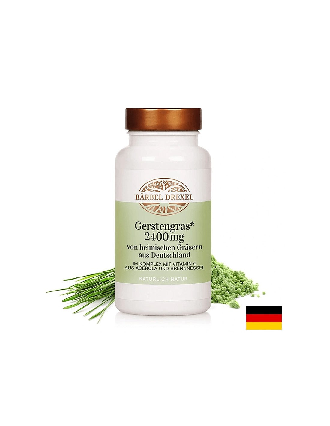 Ječmena trava, koprive & vitamin C - energija, imunitet, detoksikacija, 180 tableta