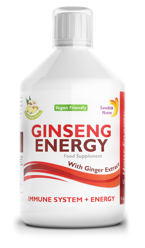Ginseng 2000 mg - with ginger extract - 500 ml - Nutra Best Europe