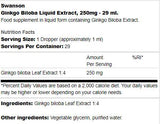 Ginkgo bilaba tekući ekstrakt 250 mg - 29 ml
