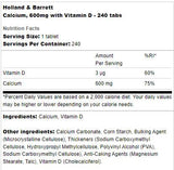 Kalcij 600 mg + vitamin D - 60 tableta