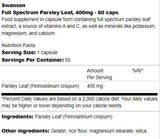 Puni spektar peršin list 400 mg 60 kapsula