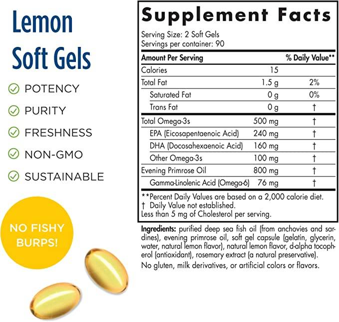 Uravnotežena omega - 180 Softgels