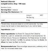 Lutigold | Lutein 6 mg - 100 kapsula