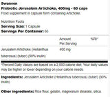Prebiotički jeruzalemski artičoke 400 mg 60 kapsula