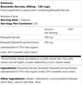 Boswellia Serrata 500 mg 120 kapsula
