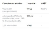 Ashwagandha dodatnih 400 mg - 120 kapsula