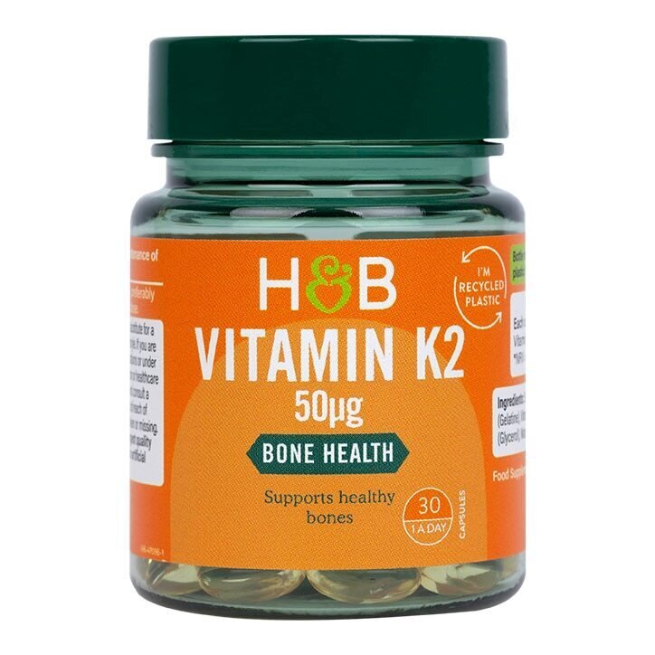Vitamin K2 (Vitamin K2) (MK7) 50mcg 30 kapsula NIZOZEMSKA & BARRETT