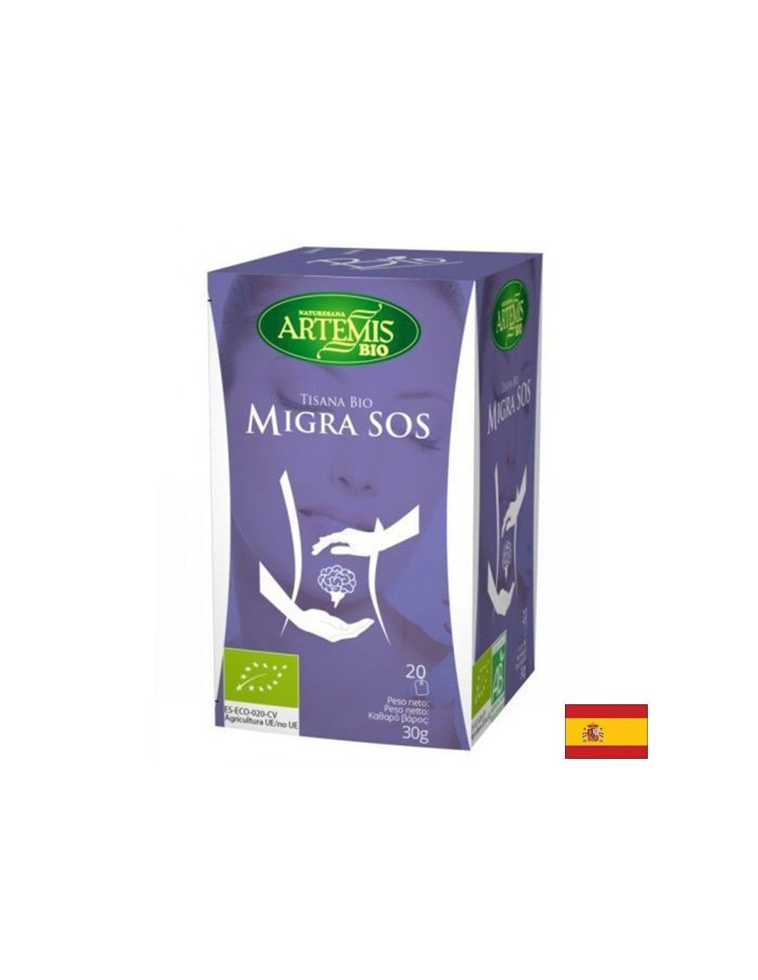 Čaj protiv migrene Bio, 20 filter vrećica x 30 g