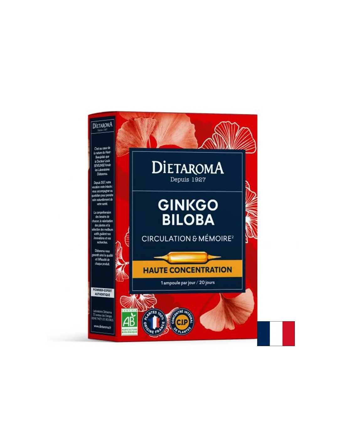 Pamćenje i koncentracija - Ginkgo Biloba, 20 ampula za piće