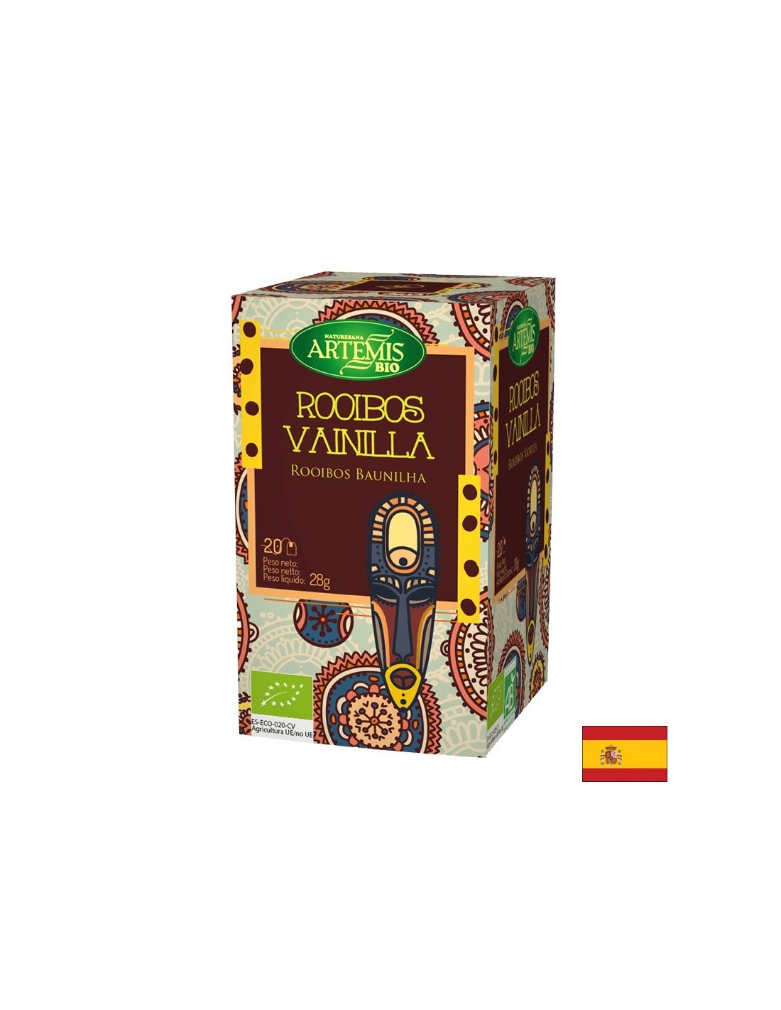 Rooibos čaj s okusom vanilije, 20 filter vrećica Herbes del Moli