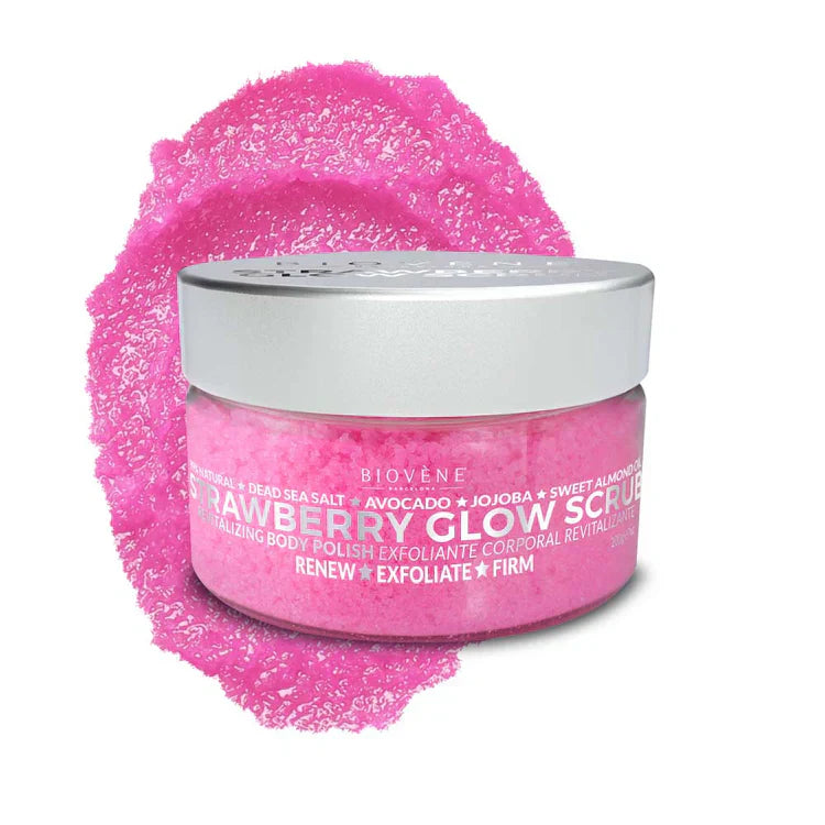 Strawberry Glow Scrub za revitalizaciju i obnovu kože 200 g