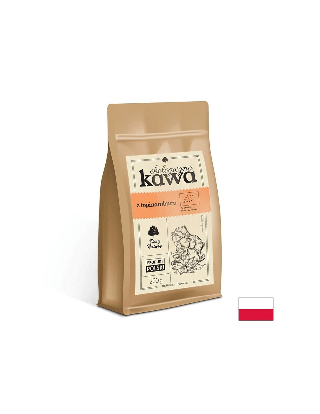 Kava od zemljane jabuke, korijen maslačka i eko začini, 200 g <tc>Dary Natury</tc>