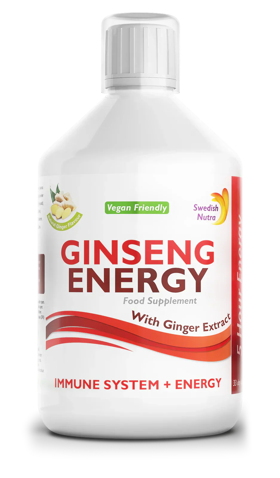 Ginseng 2000 mg - s ekstraktom đumbira - 500 ml