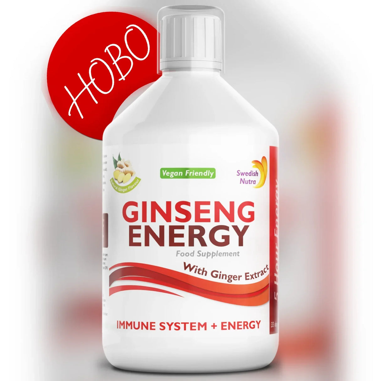 Ginseng 2000 mg - s ekstraktom đumbira - 500 ml