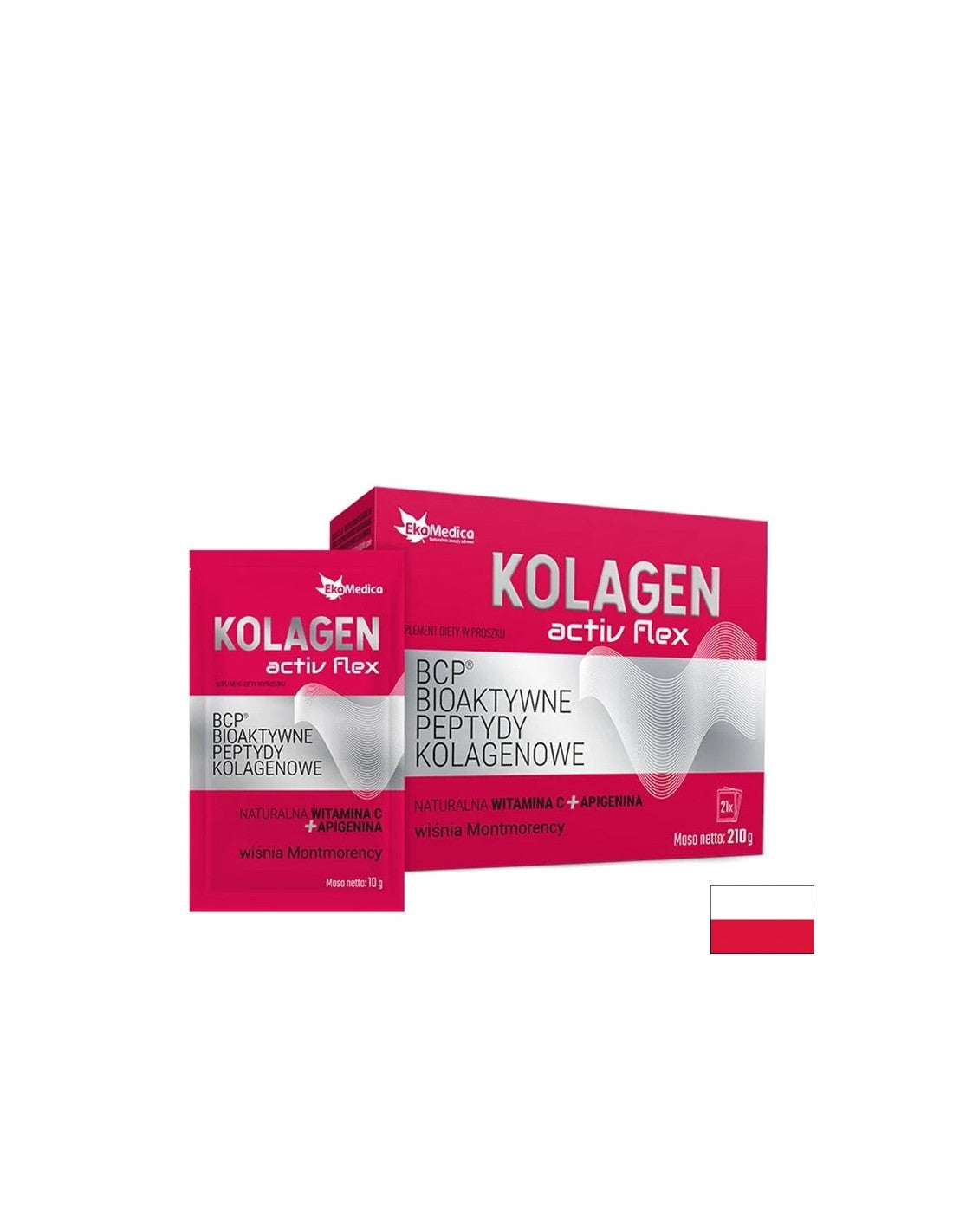 Kosa i koža - Bioaktivni peptidi kolagena + vitamin C i Apigenin, 21 vrećica