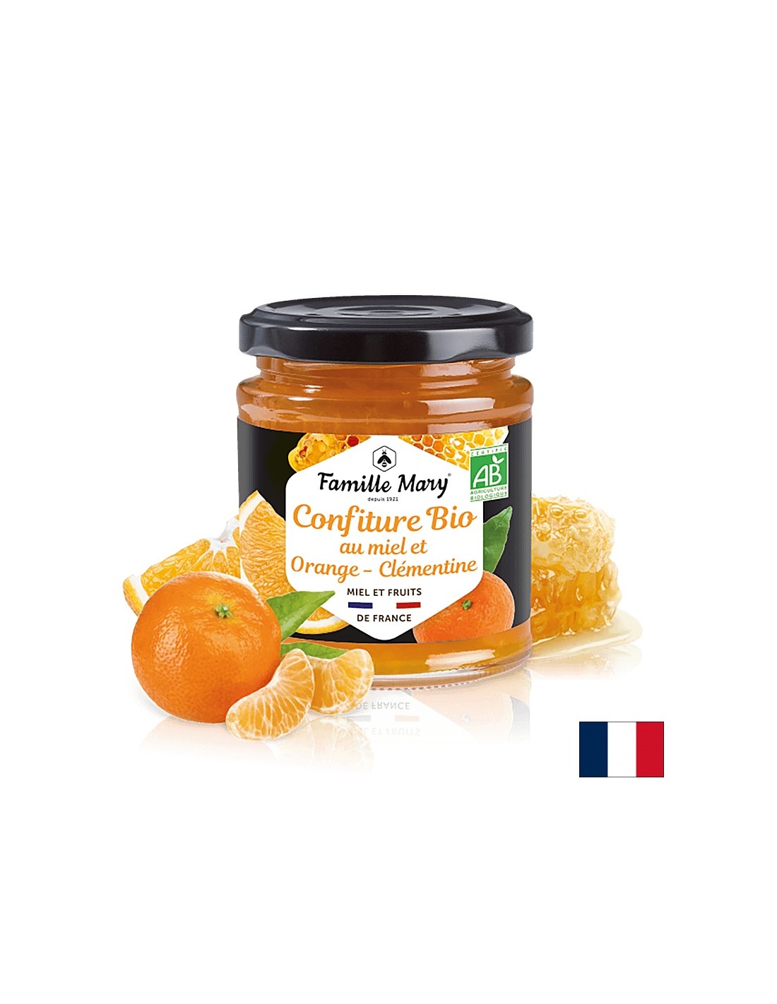 Organski džem s medom, narančom i klementinom, 220 g