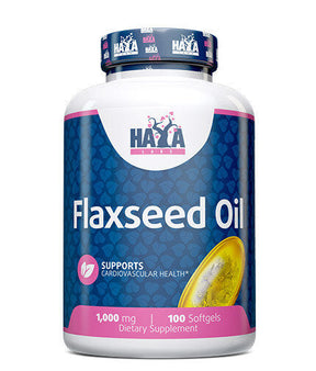 Flax Seed Oil Organic 1000mg. / 100 Softgels - Nutra Best Europe