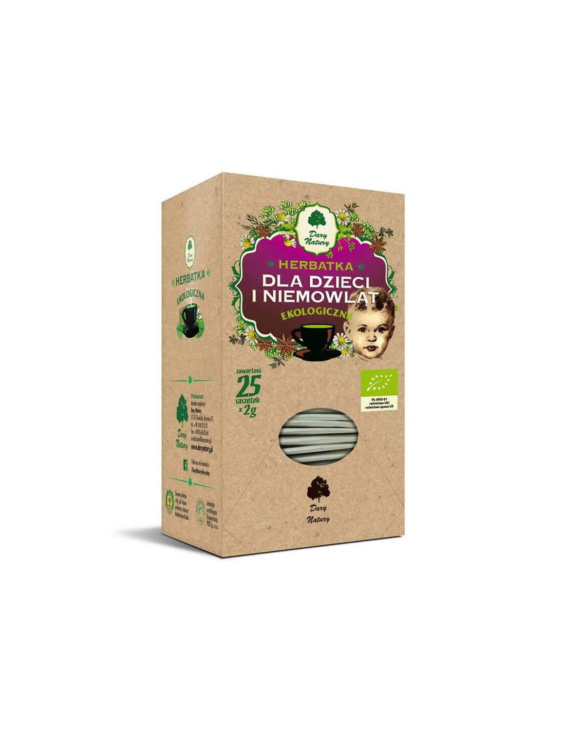 Biljni čaj za djecu i bebe Bio, 25 pak