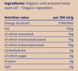 EKO ulje sjemenki konoplje 250ml. /100% prirodno, organsko i organsko/