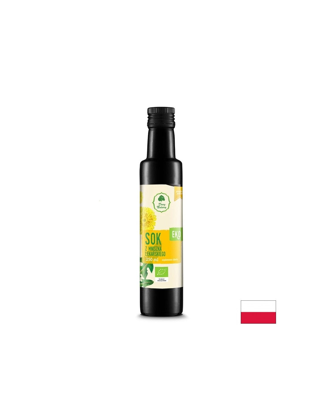 Organski sok od maslačka za napitke i jela - Probava, detoksikacija, metabolizam, 250 ml, 33 doze
