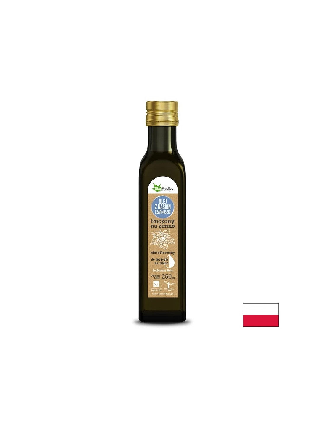 Hladno prešano ulje crnog kima, 250 ml