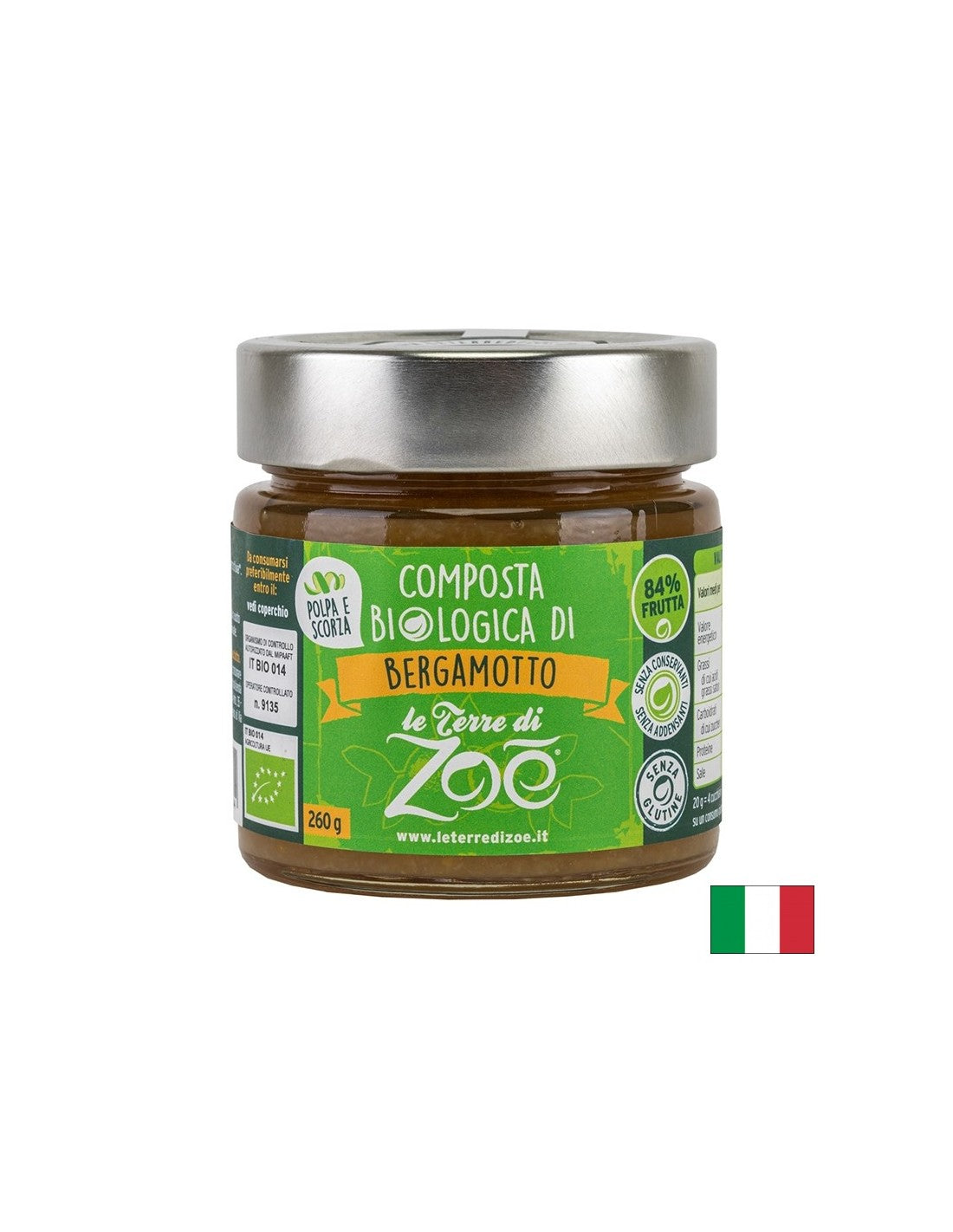 Organski džem od bergamota, 260 g