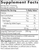 Kurkumin Gummies 200 mg - 60 guma