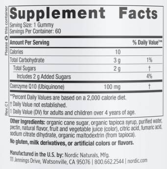 COQ10 GUMMIES 100 mg - 60 guma