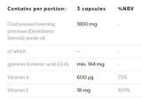 Primrose ulje 1800 mg | s vitaminom A & E - 120 gel kapsula