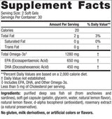 Ultimate omega 1280 mg - 120 gel kapsula