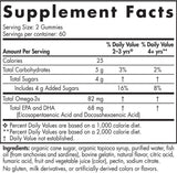 Nordijske omega -3 gume 82 mg - 120 guma