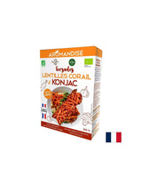 Dijetalni fusilli bez glutena – vrijeme kuhanja 3 minute (Od konjac brašna i koraljne leće), 200 g