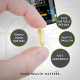 Vegan Omega 3 - 2000 mg /60 vegan gel kapsula/