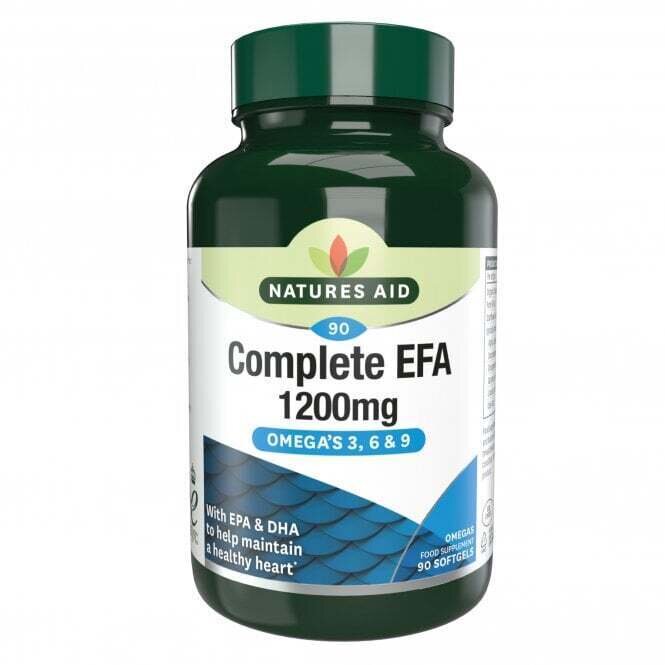 Omega 3-6-9 (Kompletna EFA Omega 3, 6 + 9) 1200 mg 90 mekih gelova NaturesAid