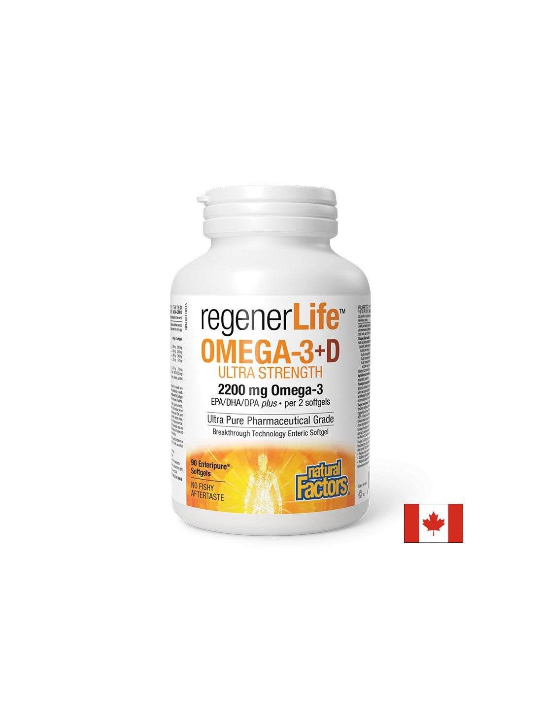 RegenerLife™ Omega-3+D Ultra Strength - 90 dražeja