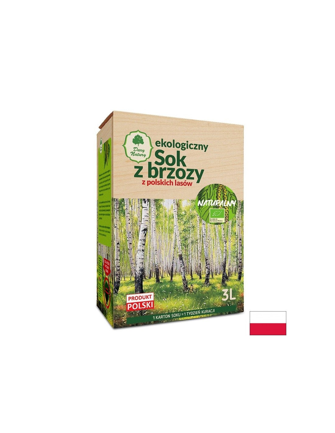 Organski sok od breze - Detoksikacija, ton, jak imunitet, 3 litre