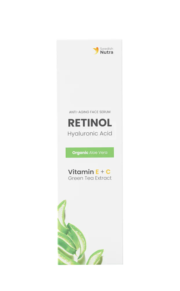 Serum za lice s retinolom, hijaluronom i kolagenom 30 ml <tc>Swedish Nutra</tc>