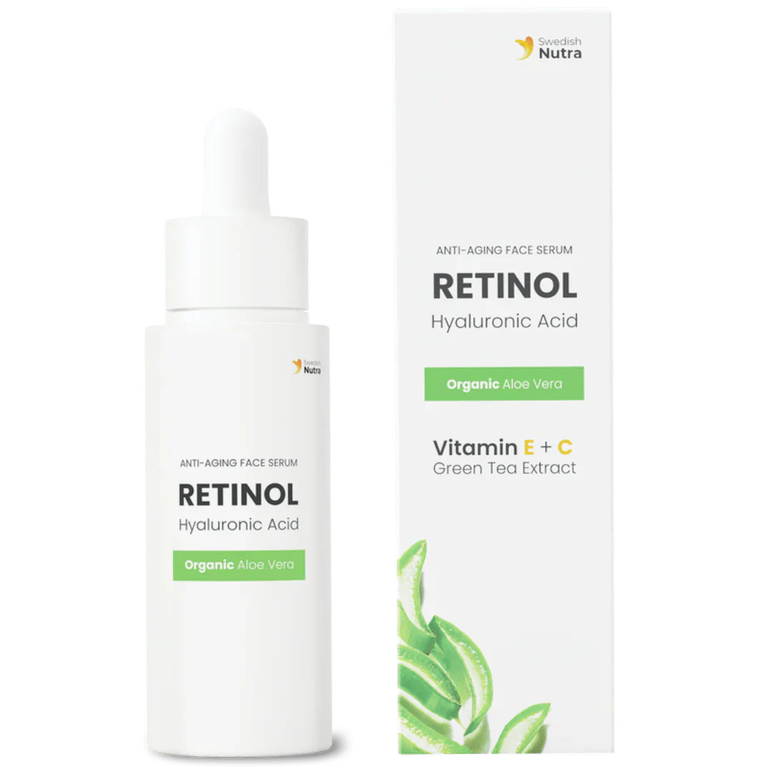 Serum za lice s retinolom, hijaluronom i kolagenom 30 ml <tc>Swedish Nutra</tc>