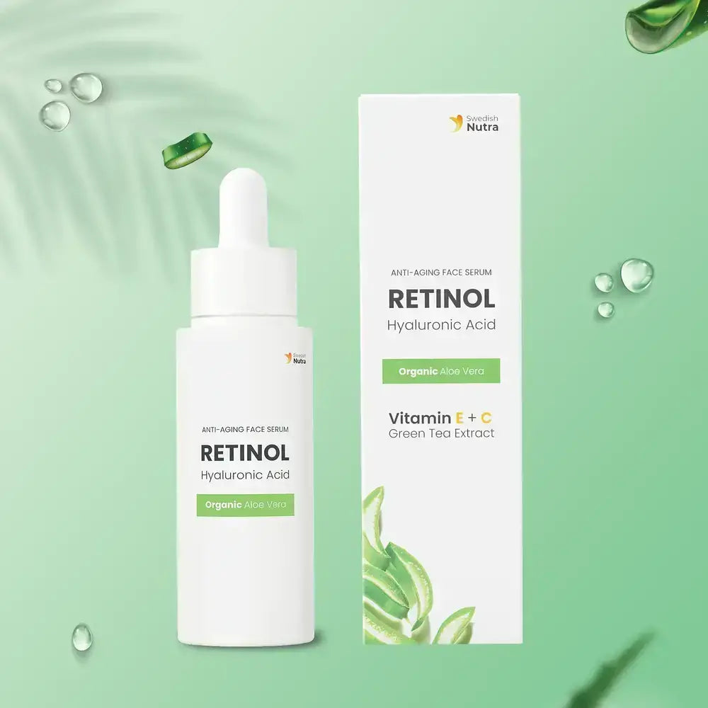 Serum za lice s retinolom, hijaluronom i kolagenom 30 ml <tc>Swedish Nutra</tc>