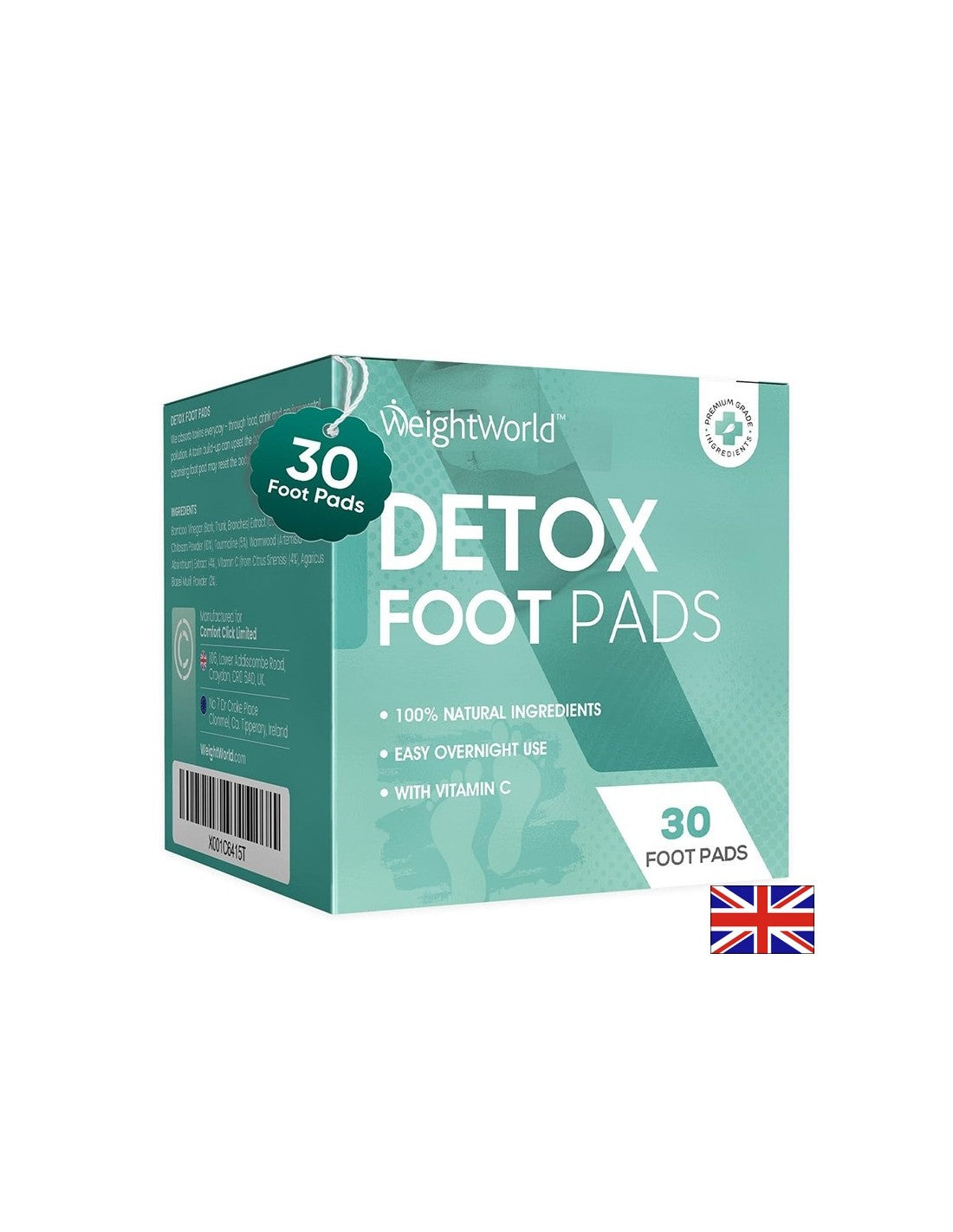 Detox flasteri za stopala, 30 kom