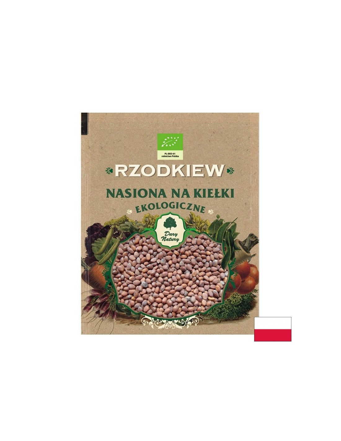 Rotkvice - Sjemenke za klice Bio, 30 g <tc>Dary Natury</tc>