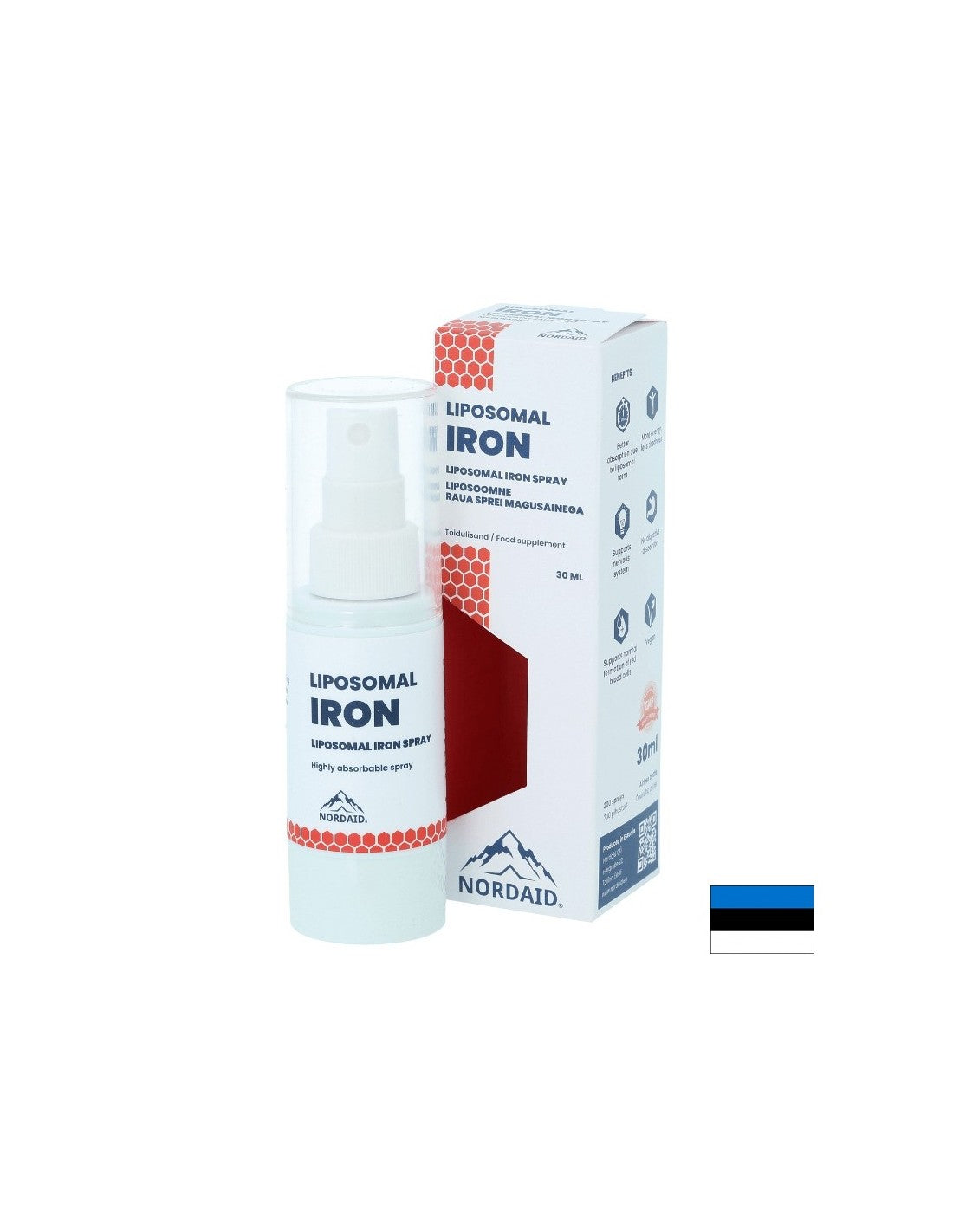 Liposomsko željezo s visokom apsorpcijom - anemija i umor, oralni sprej, 30 ml, 200 sprejeva
