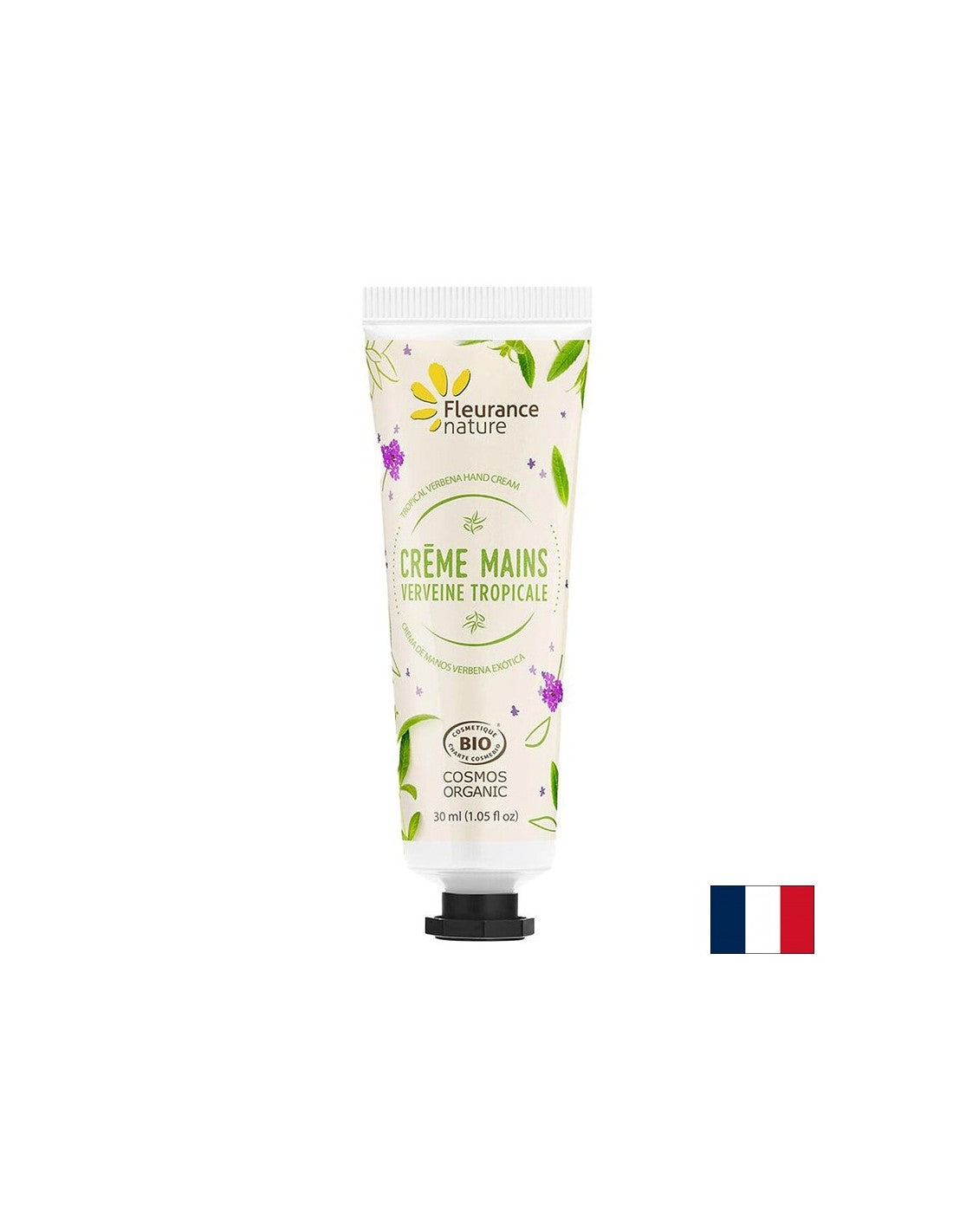Krema za ruke s vodicom lista tropske verbene, shea maslacem, aloe verom, 30 ml Fleurance Nature
