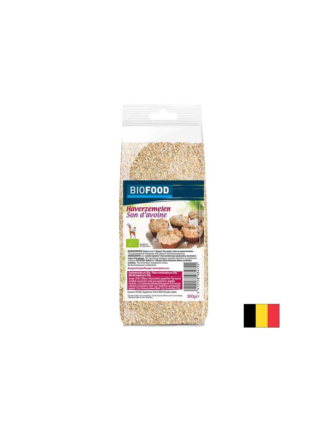 Zobene mekinje BIO, 300 g